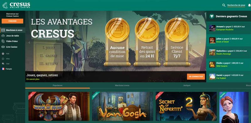 France - cresus casino en ligne
